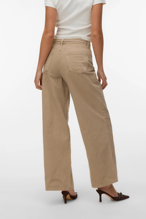 Wien leveä vyö, värilliset farkut - hopea minkki