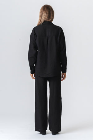 Lilly Pants + Lilly -paita (musta) - pakkauskauppa