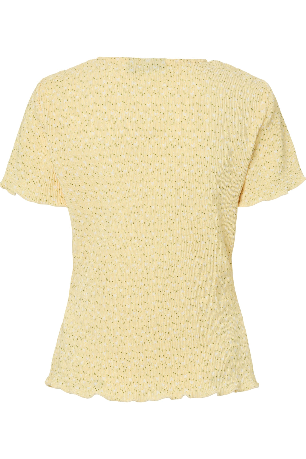 Flora O-neck toppi - French Vanilla