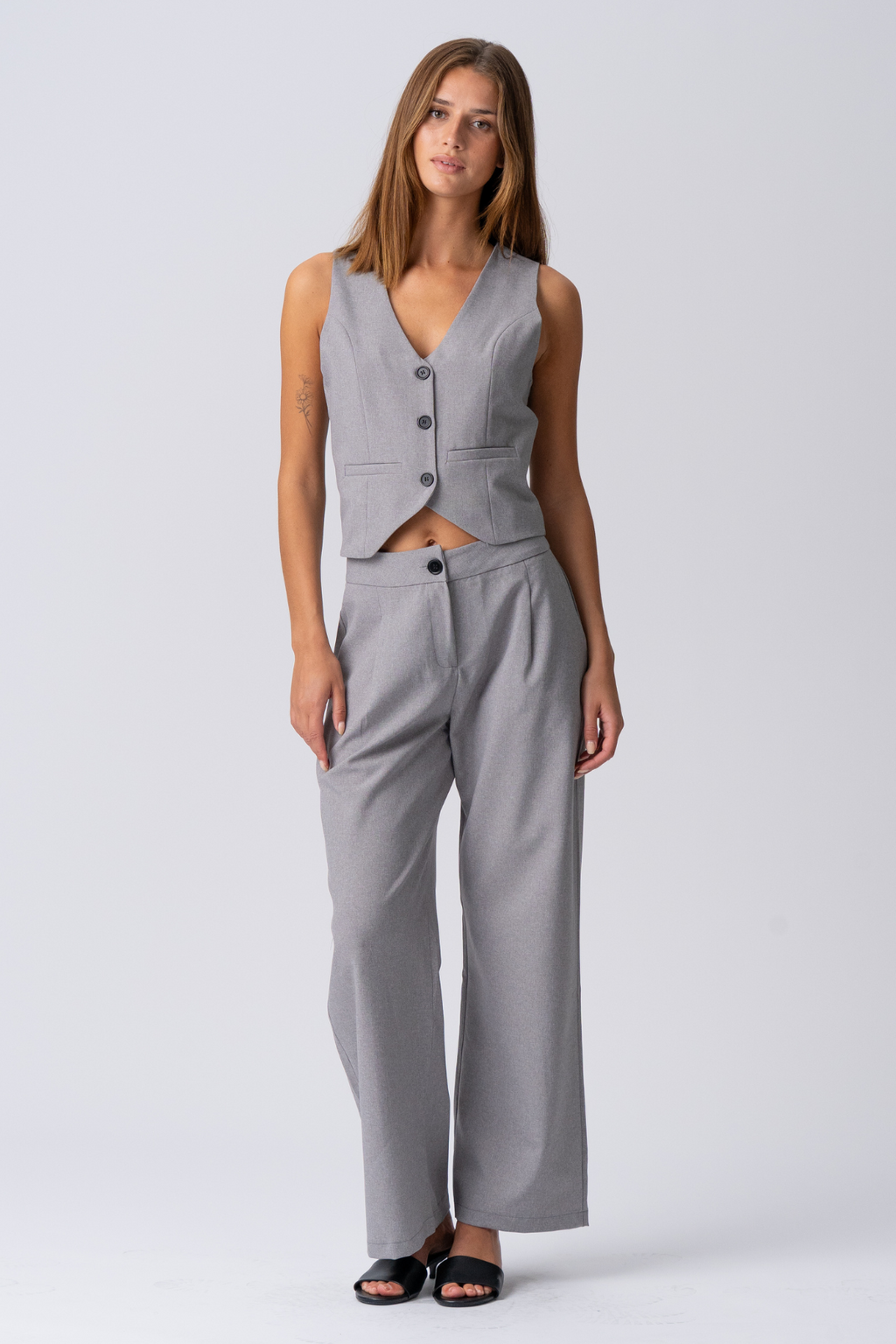 Natalie -liivi - vaaleanharmaa