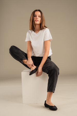 The Original Performance Mom Farkut - Musta Denim