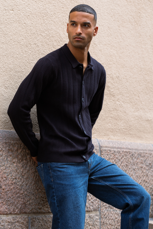 Arthur Knit Cardigan - Dark Navy