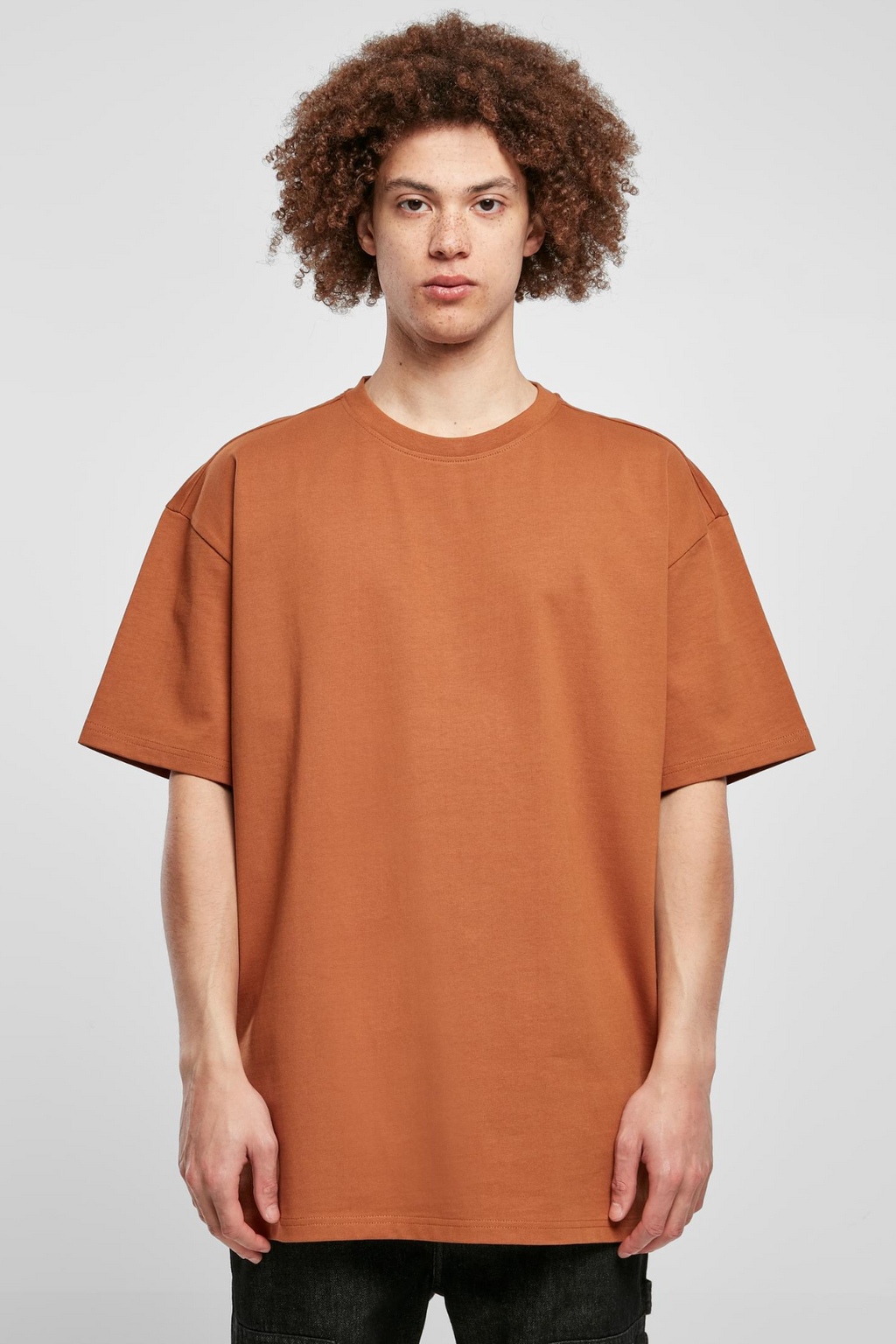 Raskas Oversized T -paita - toffee