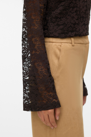 Kanya O -kaula -aukon lyhyt yläosa - Chocolate Torte