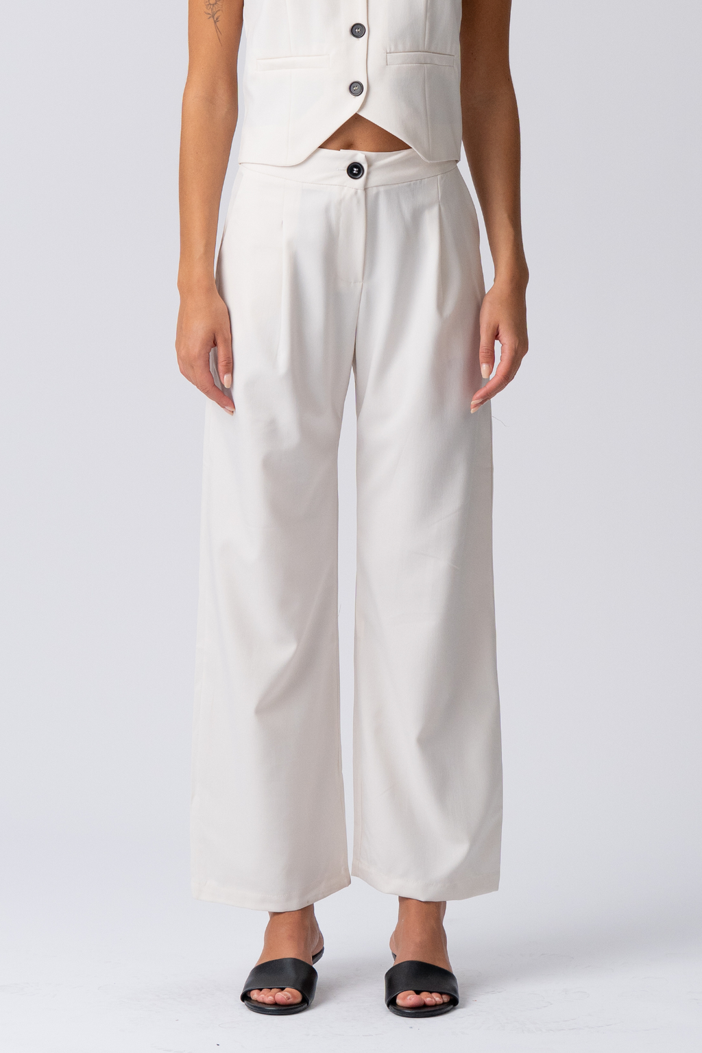 Natalie -liivi ja Pants (Musta) - Paketti sopimus