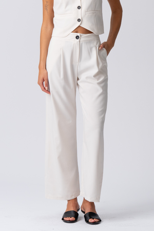 Natalie Pants - kevyt beige