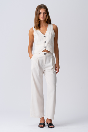 Natalie Pants - kevyt beige