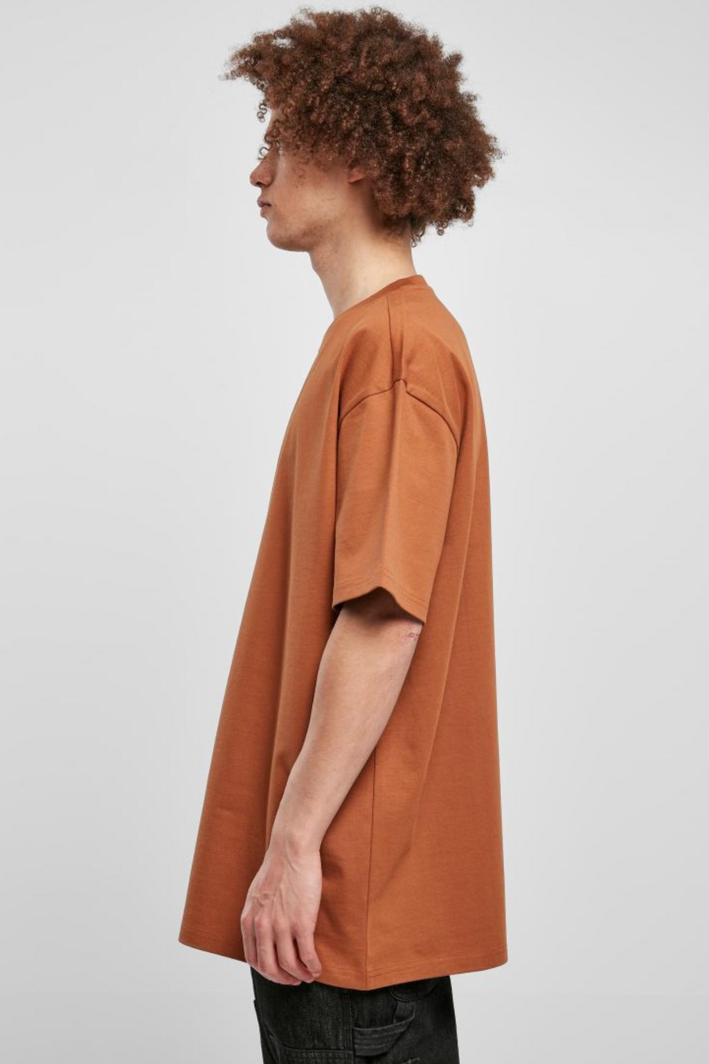 Raskas Oversized T -paita - toffee