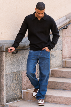 Samuel Polo Knit - Musta