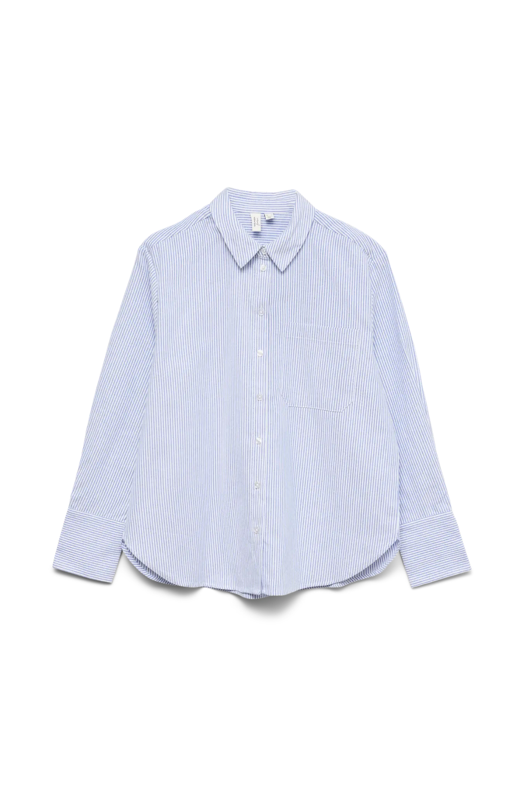 Inge Shirt - Palace Blue Lumivalkoinen