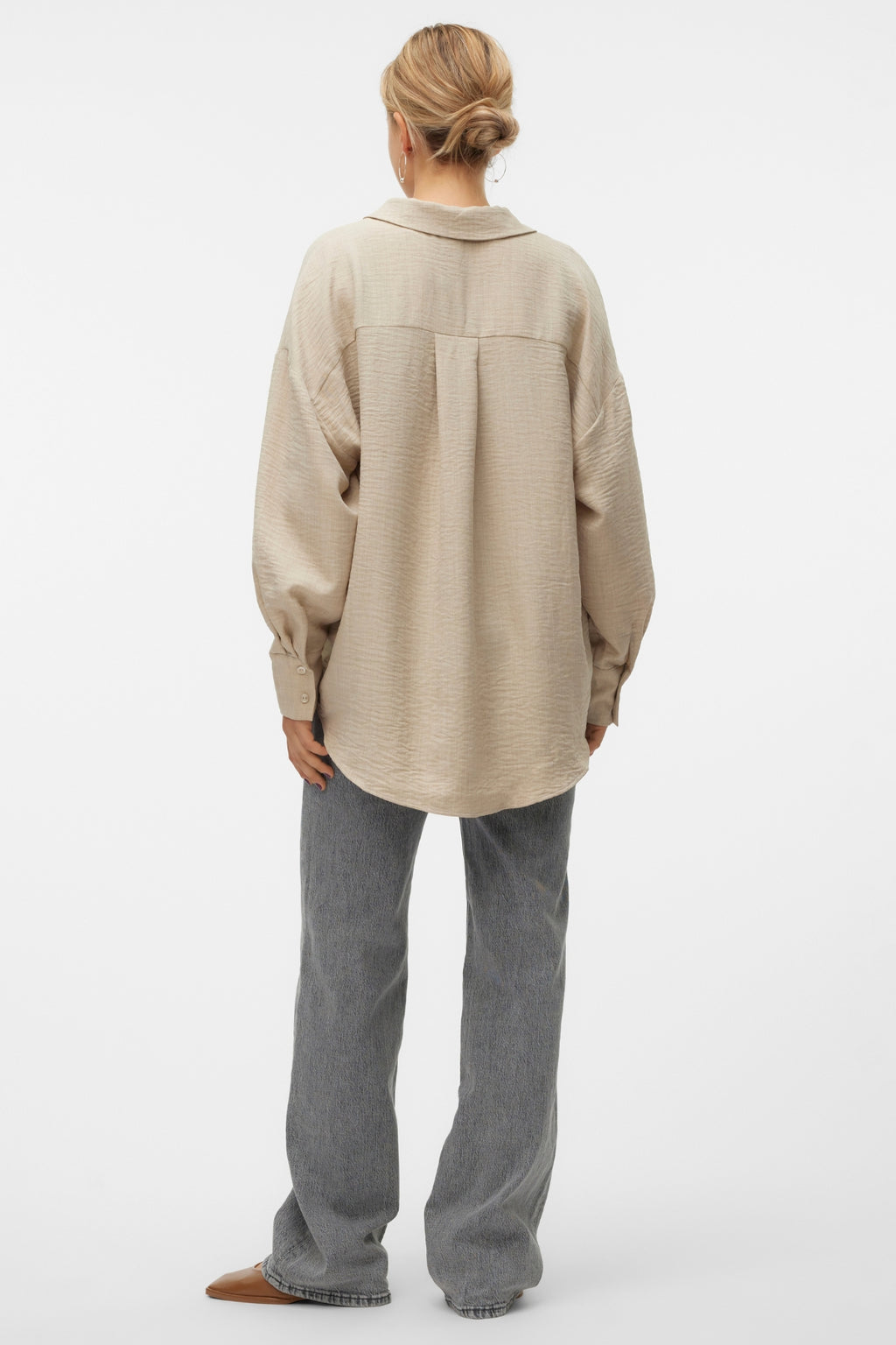 Melaney Queeny Shirt - Pilvinen Melange