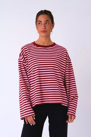Cleo Pusero - Burgundy/Pink