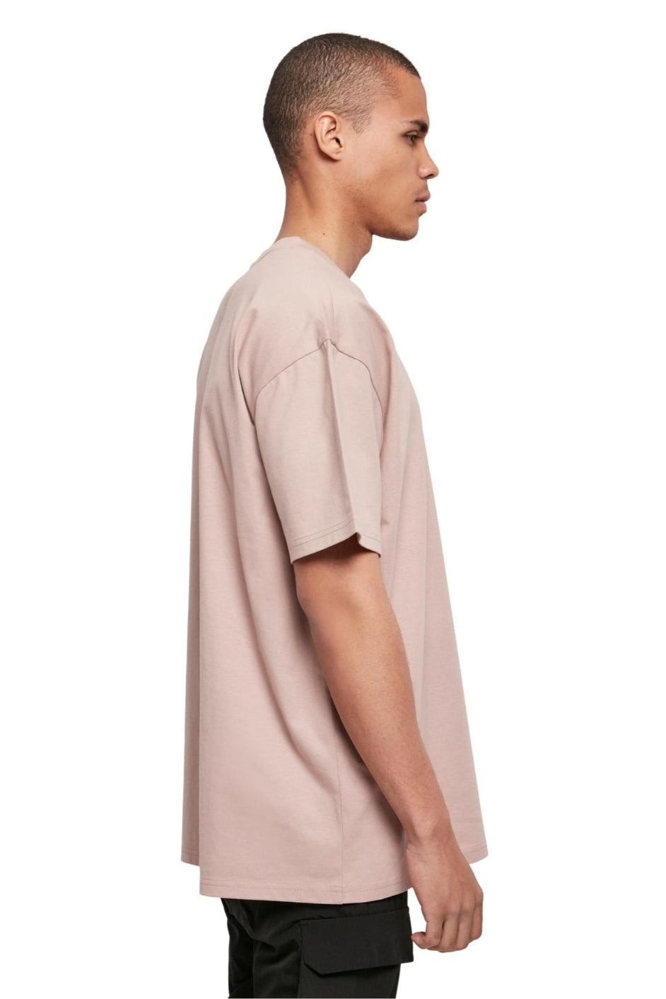 Raskas Oversized T -paita - Dusk Rose