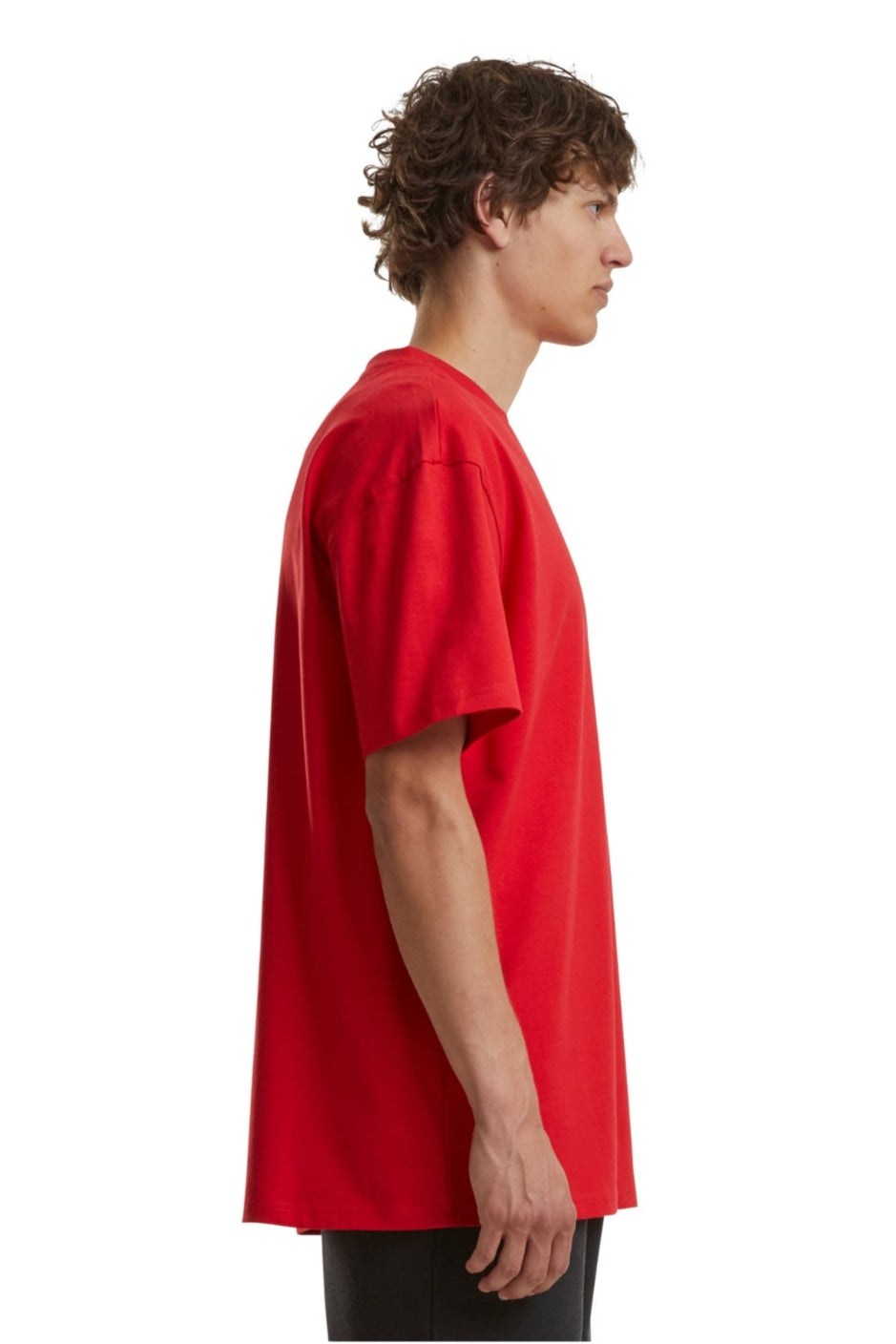Raskas Oversized T -paita - City Red