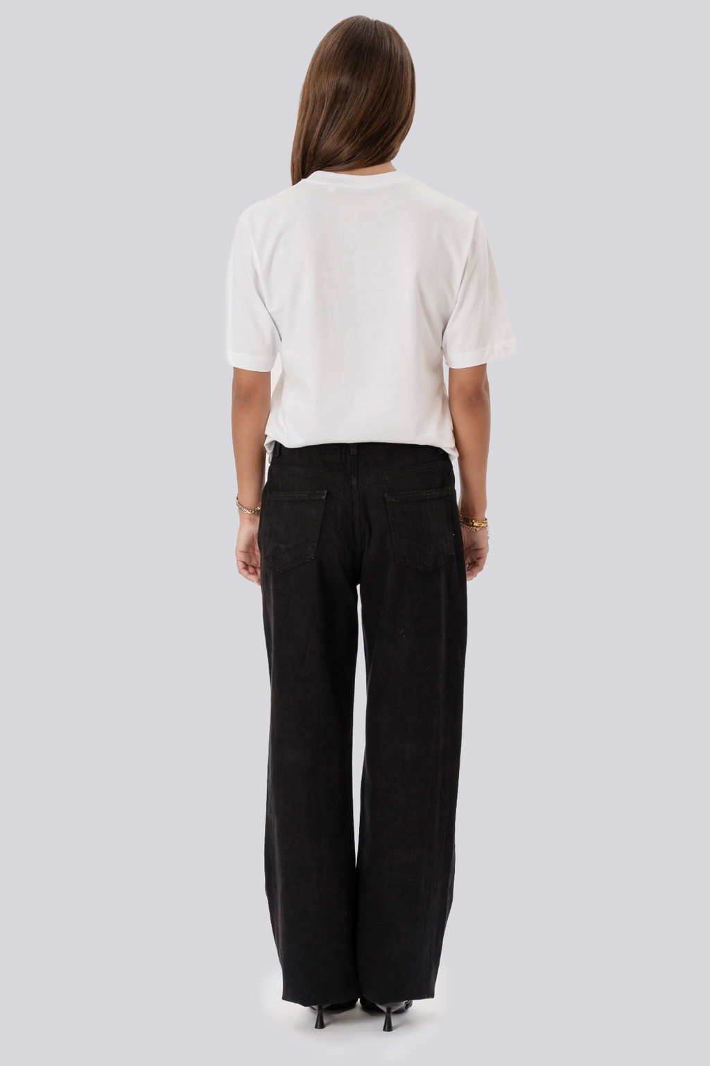 Erica Loose Jeans - musta