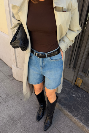 The Original Performance Denim Shorts - Medium Blue Denim (Nainen)