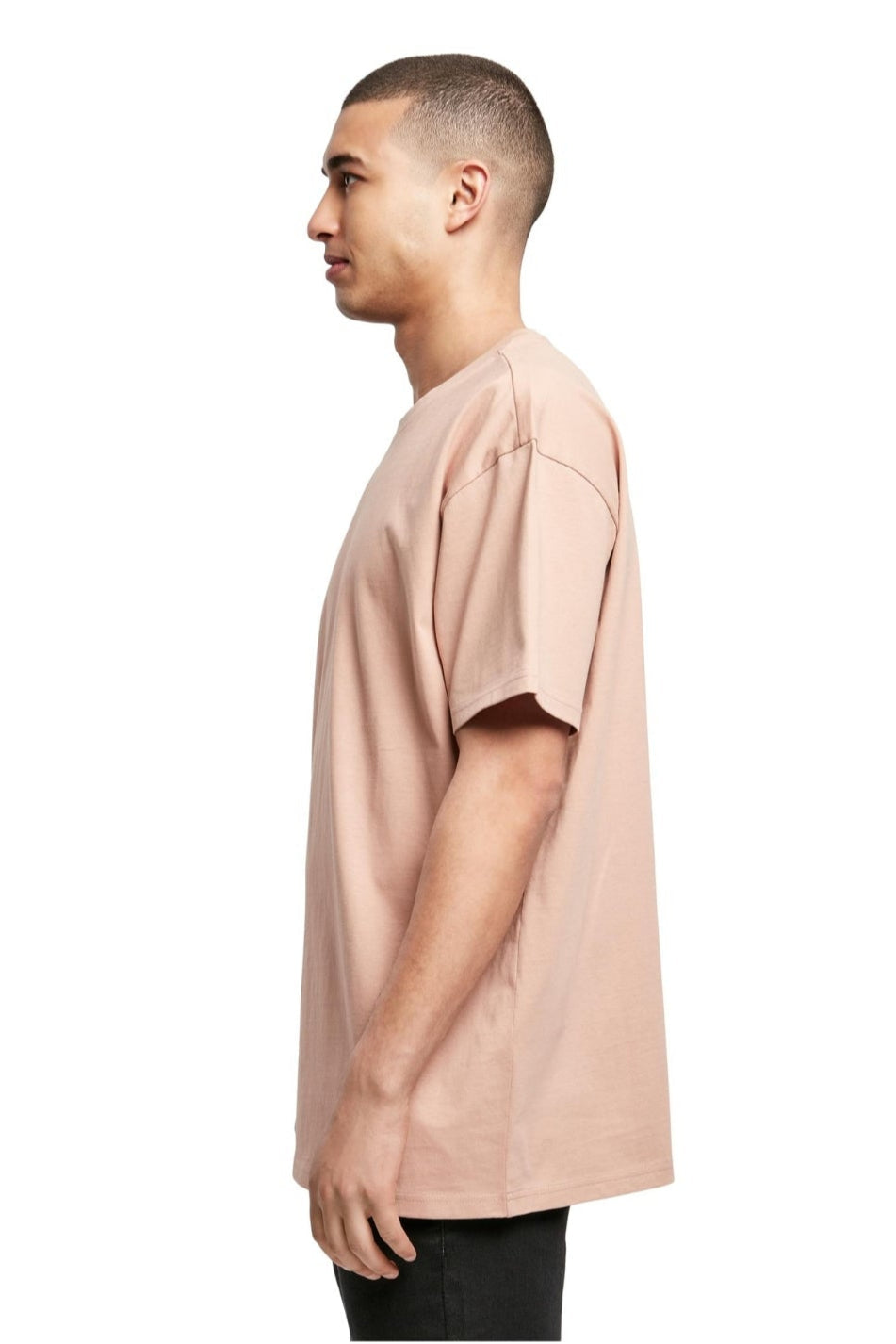 Raskas Oversized T -paita - keltainen