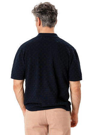 Darin Knit Polo - laivasto
