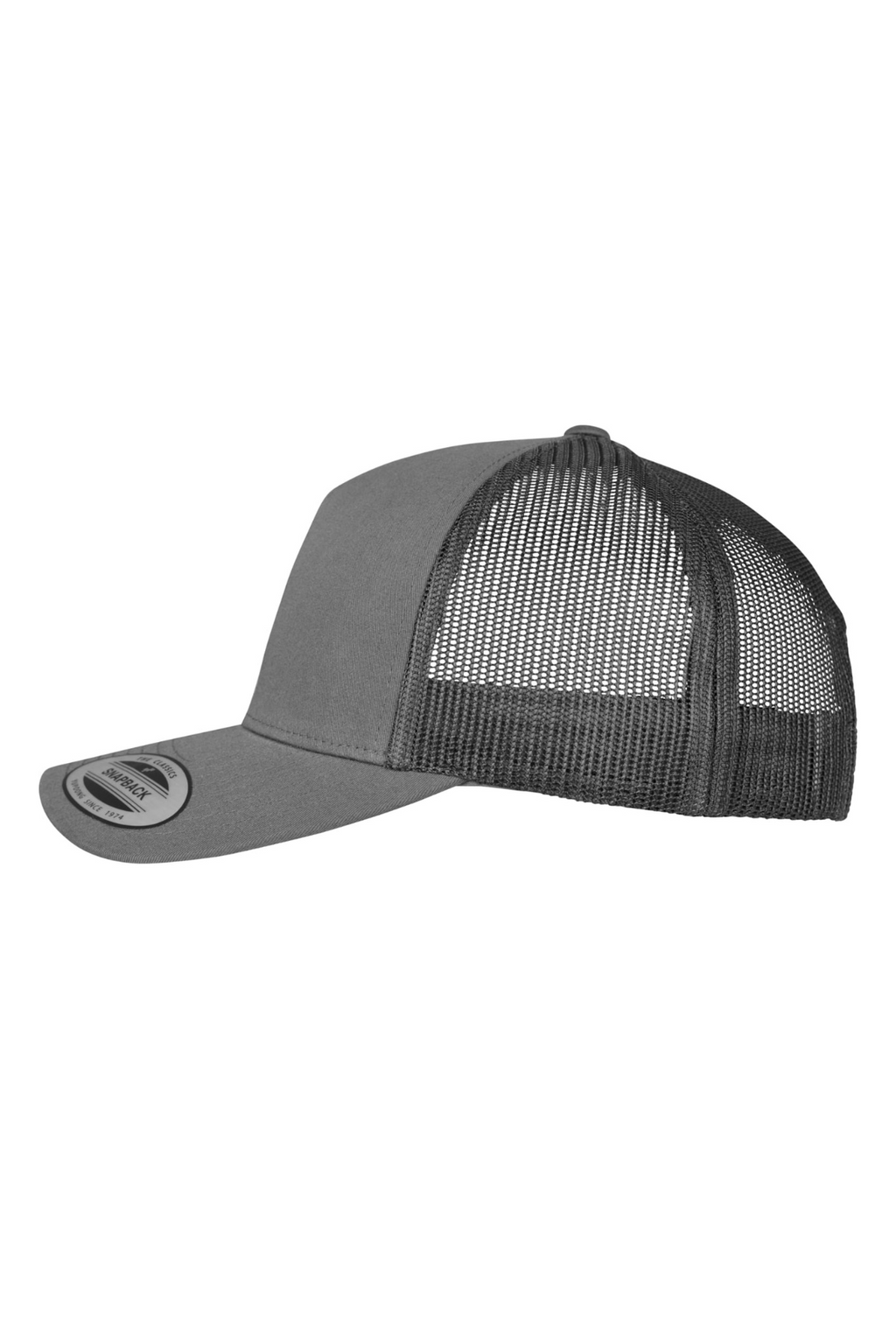 Retro Trucker lippis - hiilenvärinen