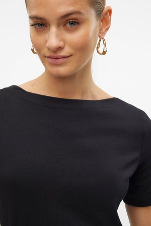 Panda Modal Top - musta