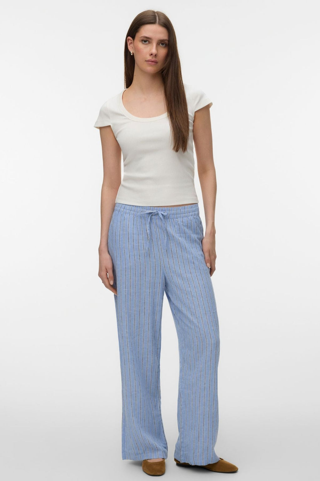 Linn Pants - Ruiskukansininen/LIVA Navy