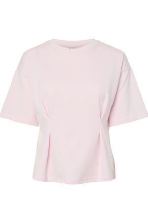Skylar O-neck Fitted T-paita - Cradle Pink