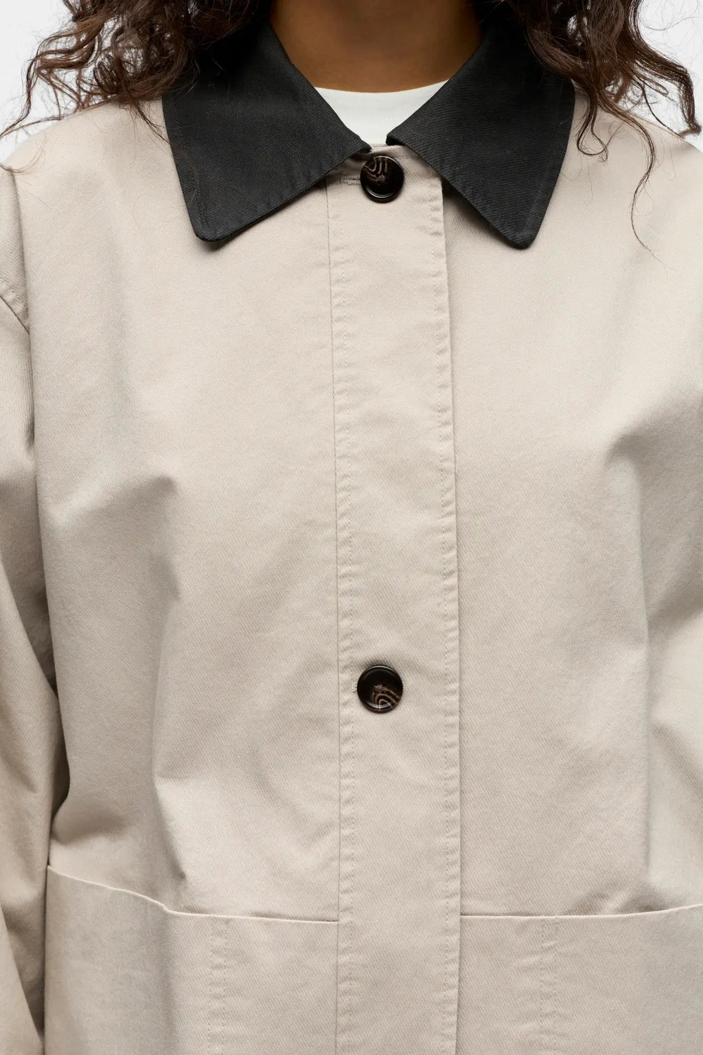 Alora Long Trenchcoat - Koivumagneetti