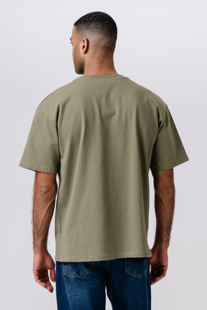 Heavy Boxfit T-paita - oliivi