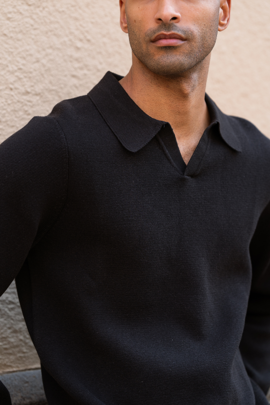 Samuel Polo Knit - Musta