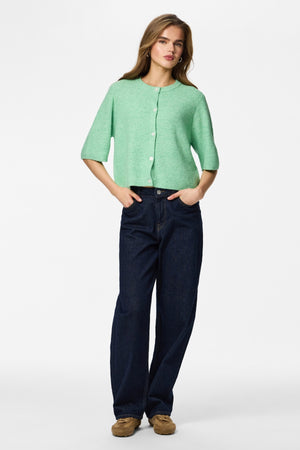 Silly O-neck neuletakki - Sprucestone Melange