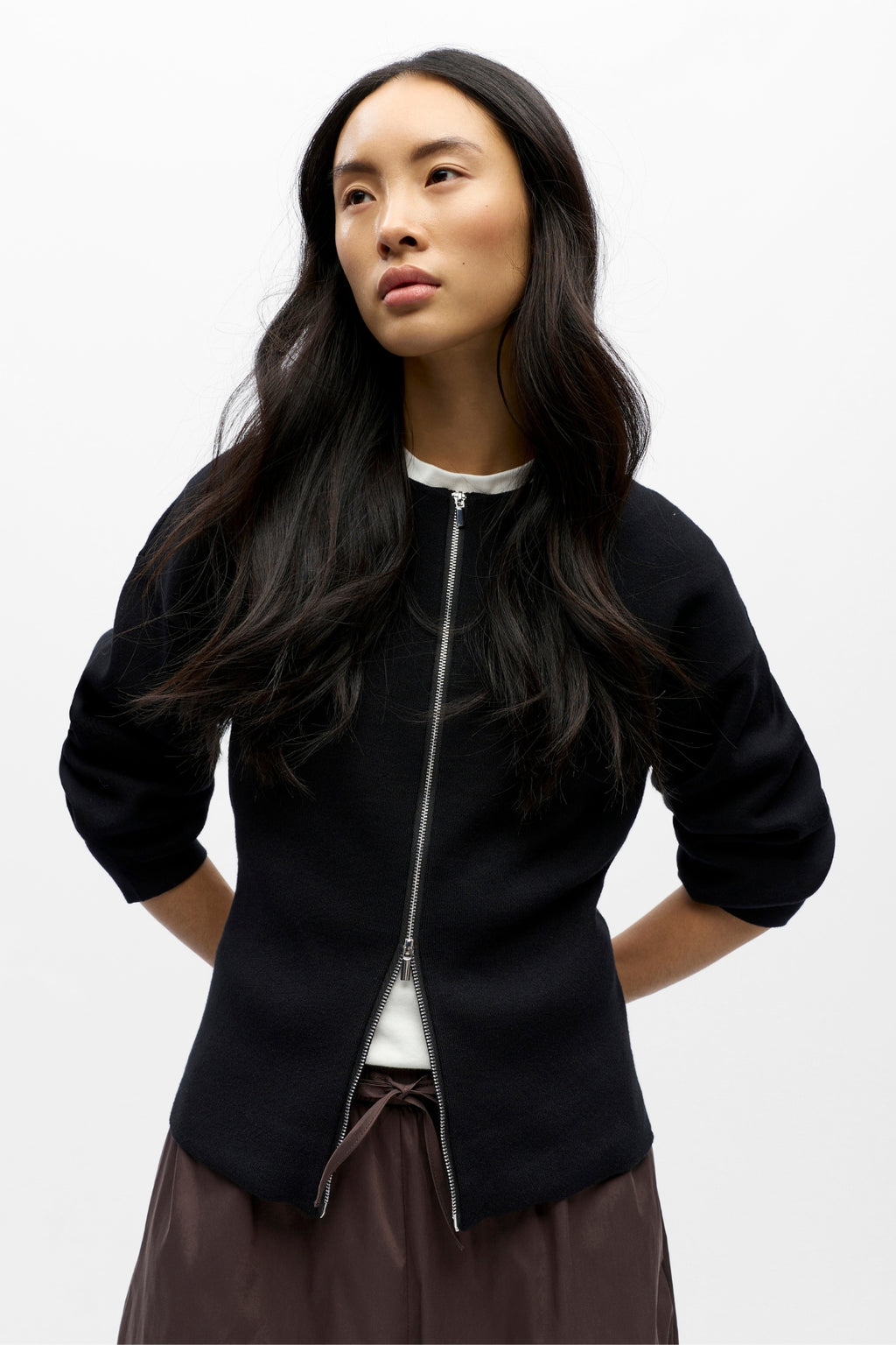 Reynard Knit Cardigan - musta