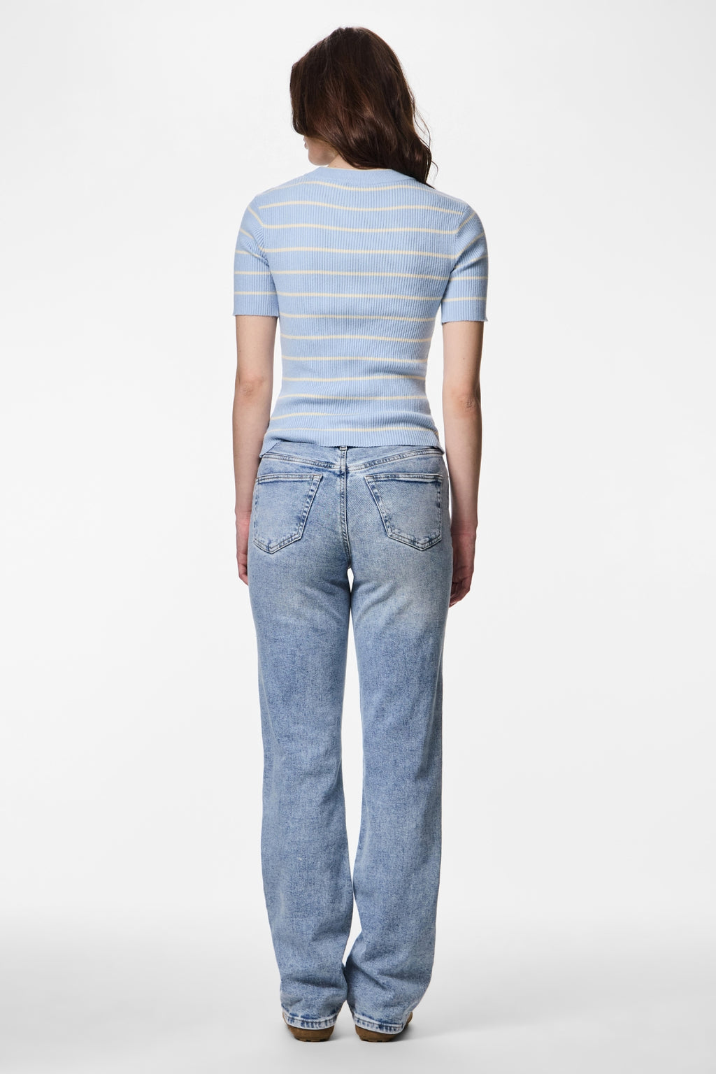 Mira O-Neck Knit - Cashmere Blue Koivu