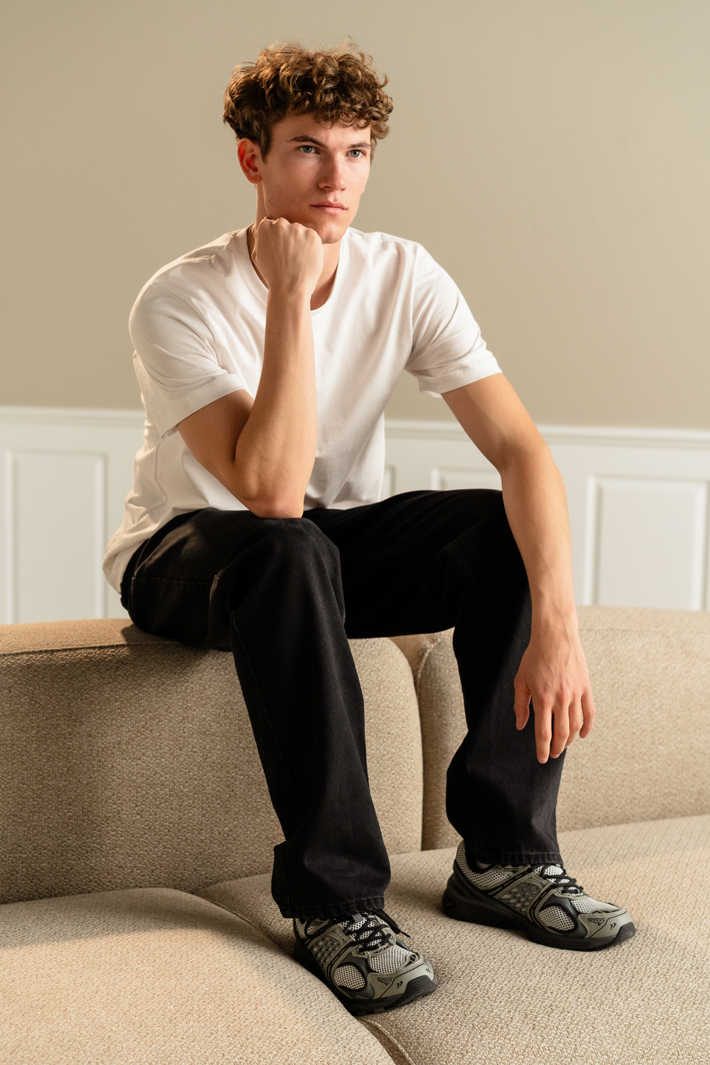 Baggy Jeans - savustettu