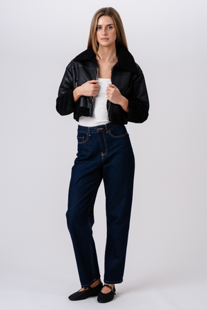 Daisy Shearling -takki - musta/musta