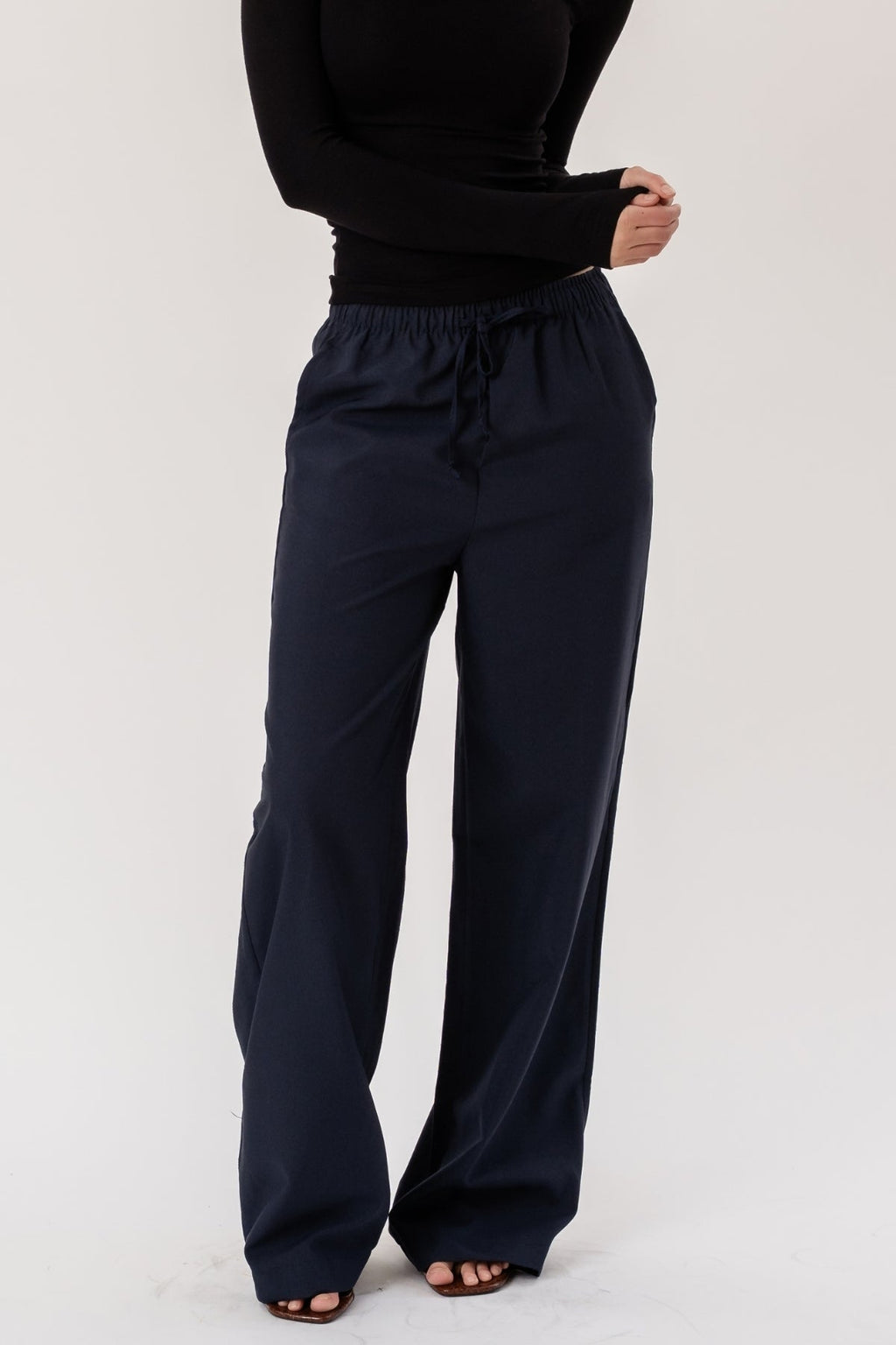 Anastasia Wide Pants - Laivasto