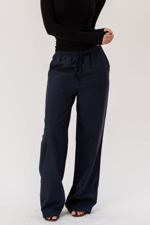 Anastasia Wide Pants - Laivasto