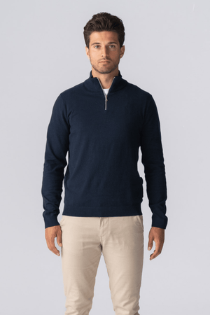 Pulloveri Half Zip - Navy