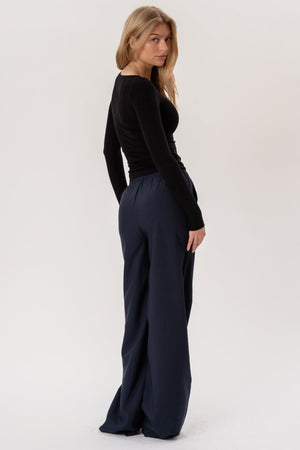 Anastasia Wide Pants - Laivasto