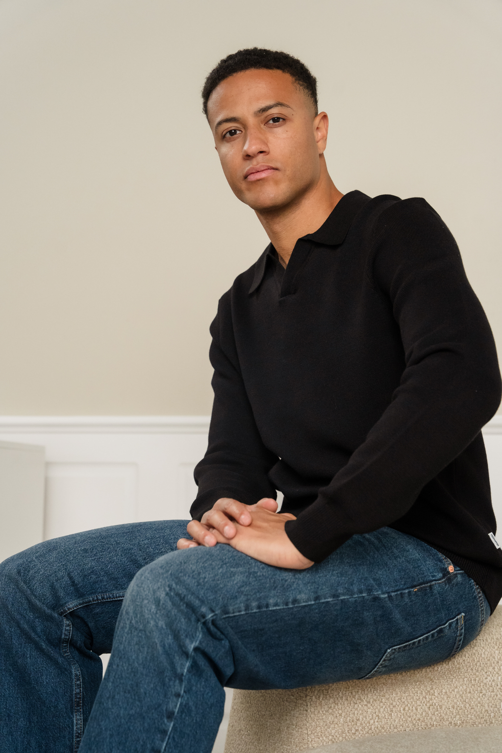 Samuel Polo Knit - Musta