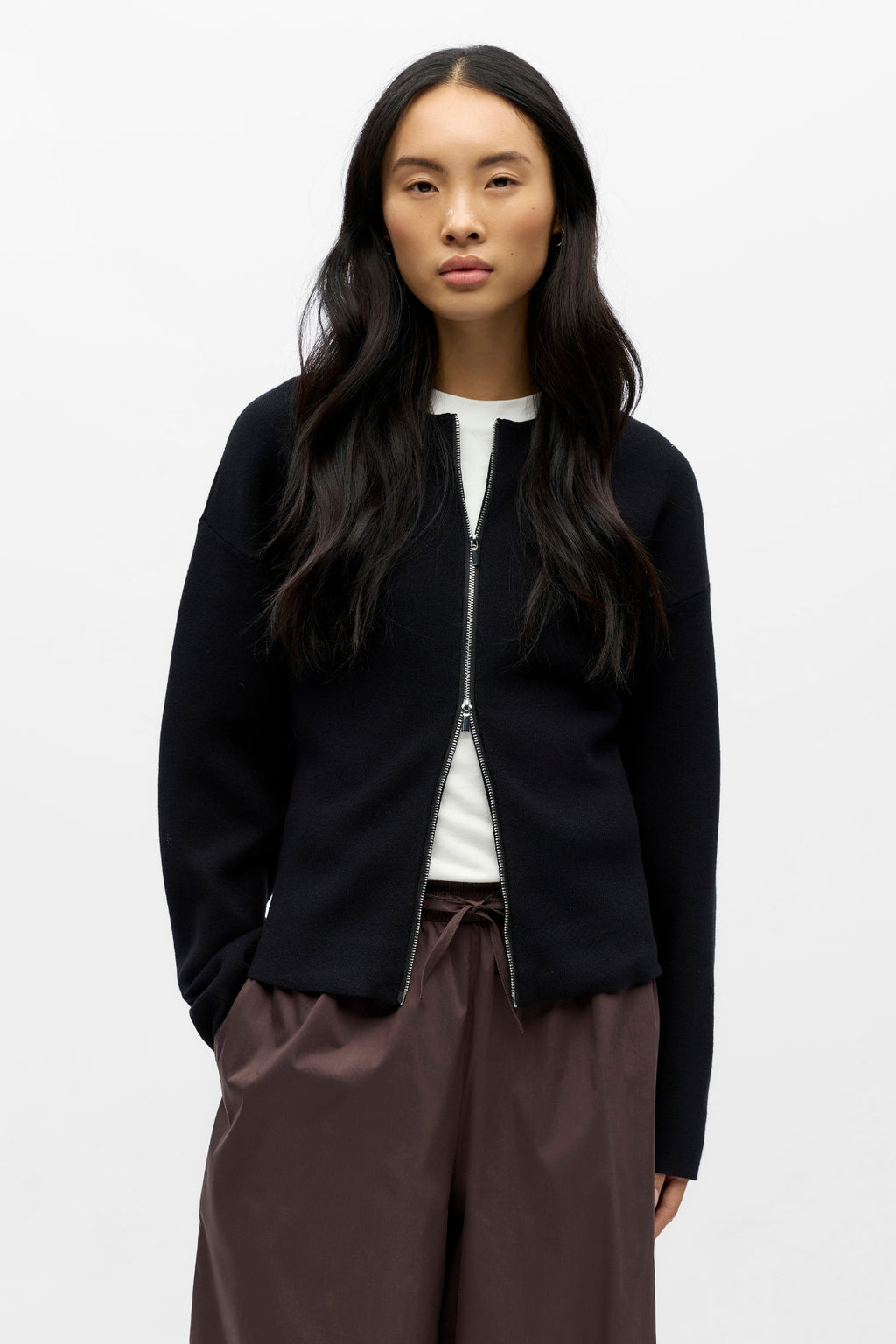 Reynard Knit Cardigan - musta