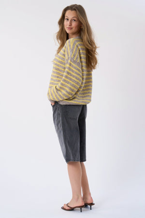 Sienna Striped Knit - beige/keltainen