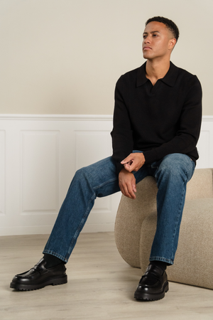 Samuel Polo Knit - Musta
