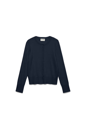 Vina Knit Cardigan - tumma safiiri