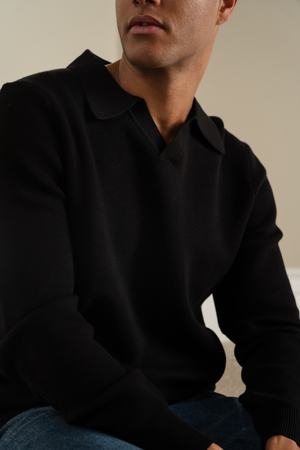 Samuel Polo Knit - Musta