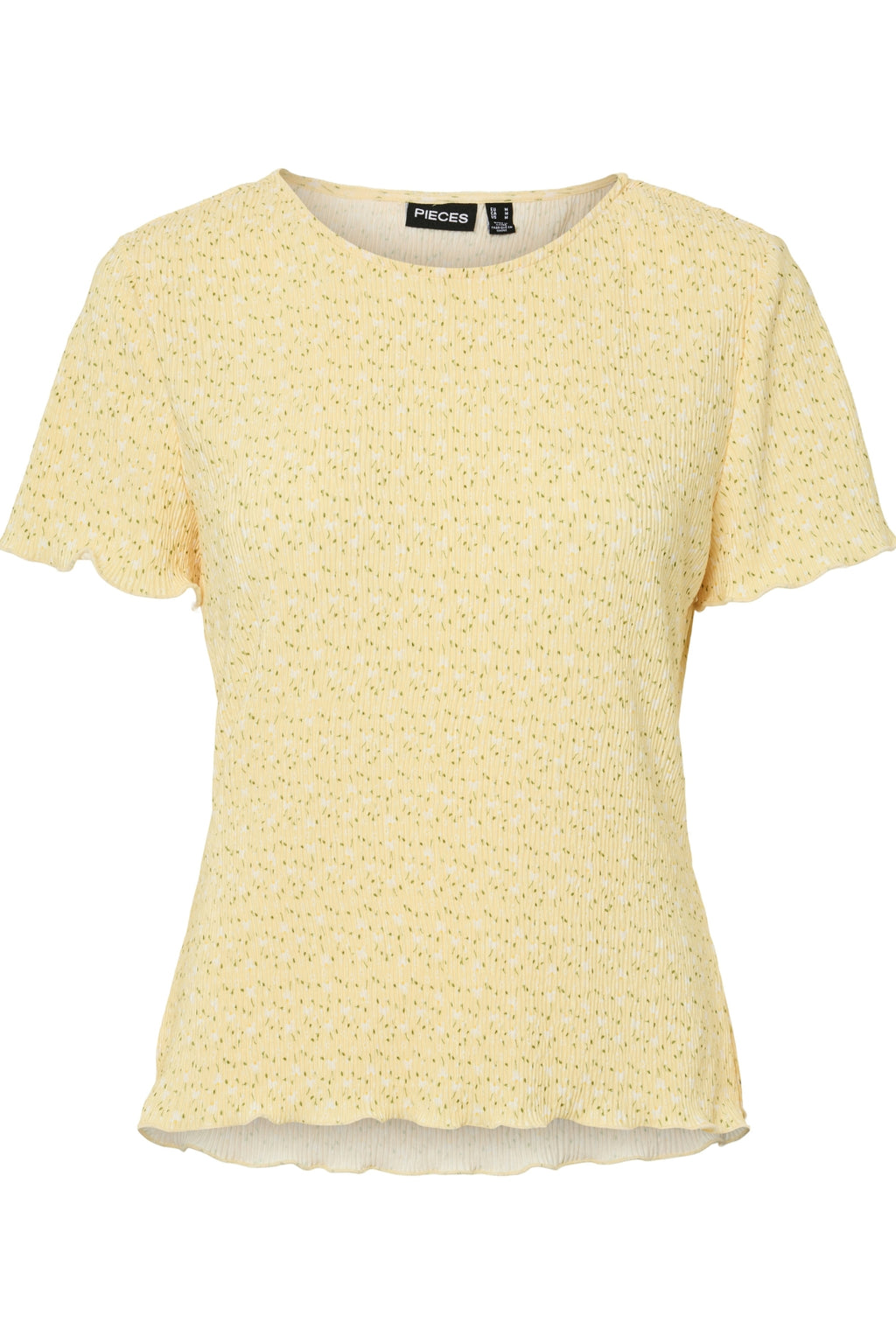 Flora O-neck toppi - French Vanilla