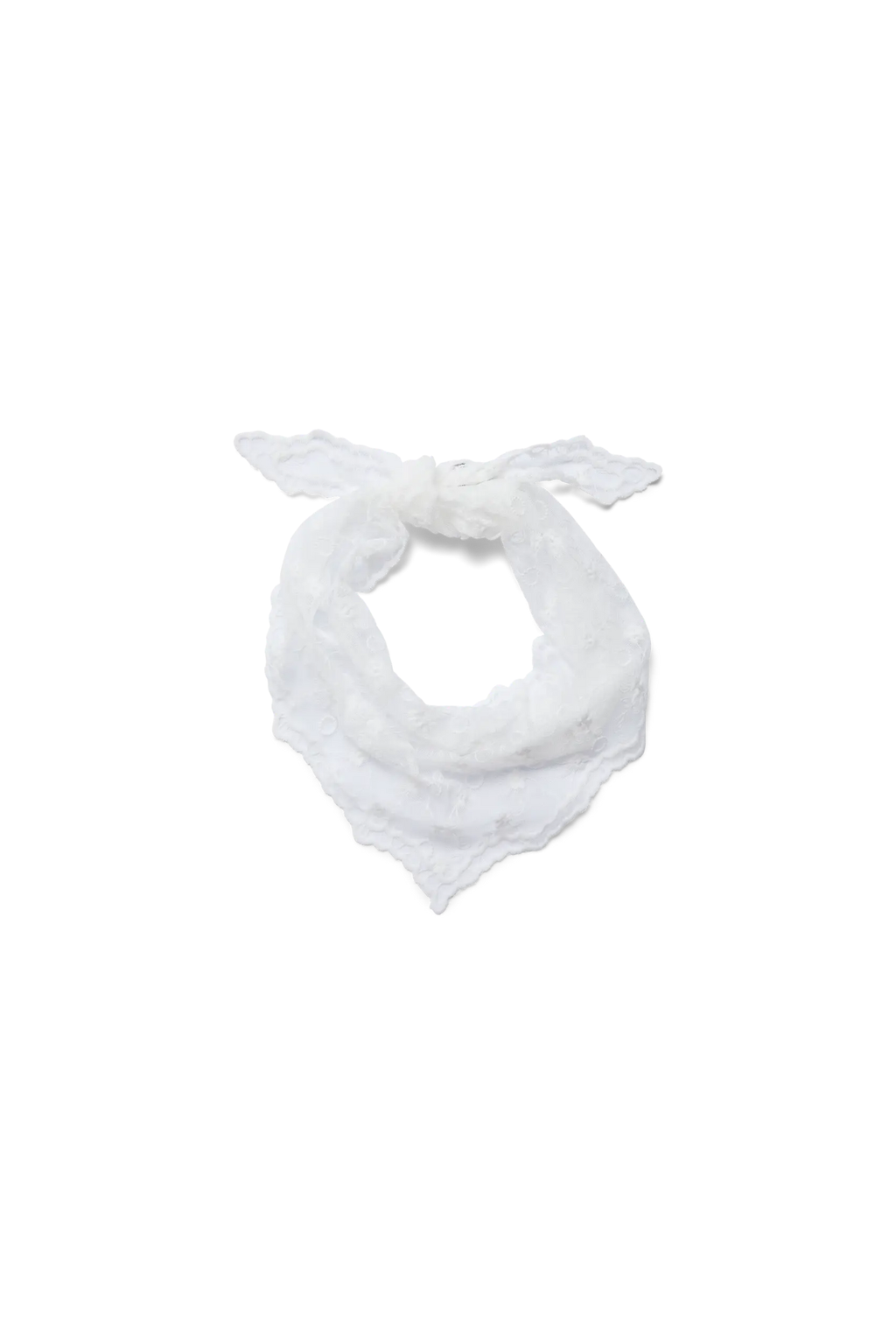 Silja Lace Triangle Huivi - Valkoinen