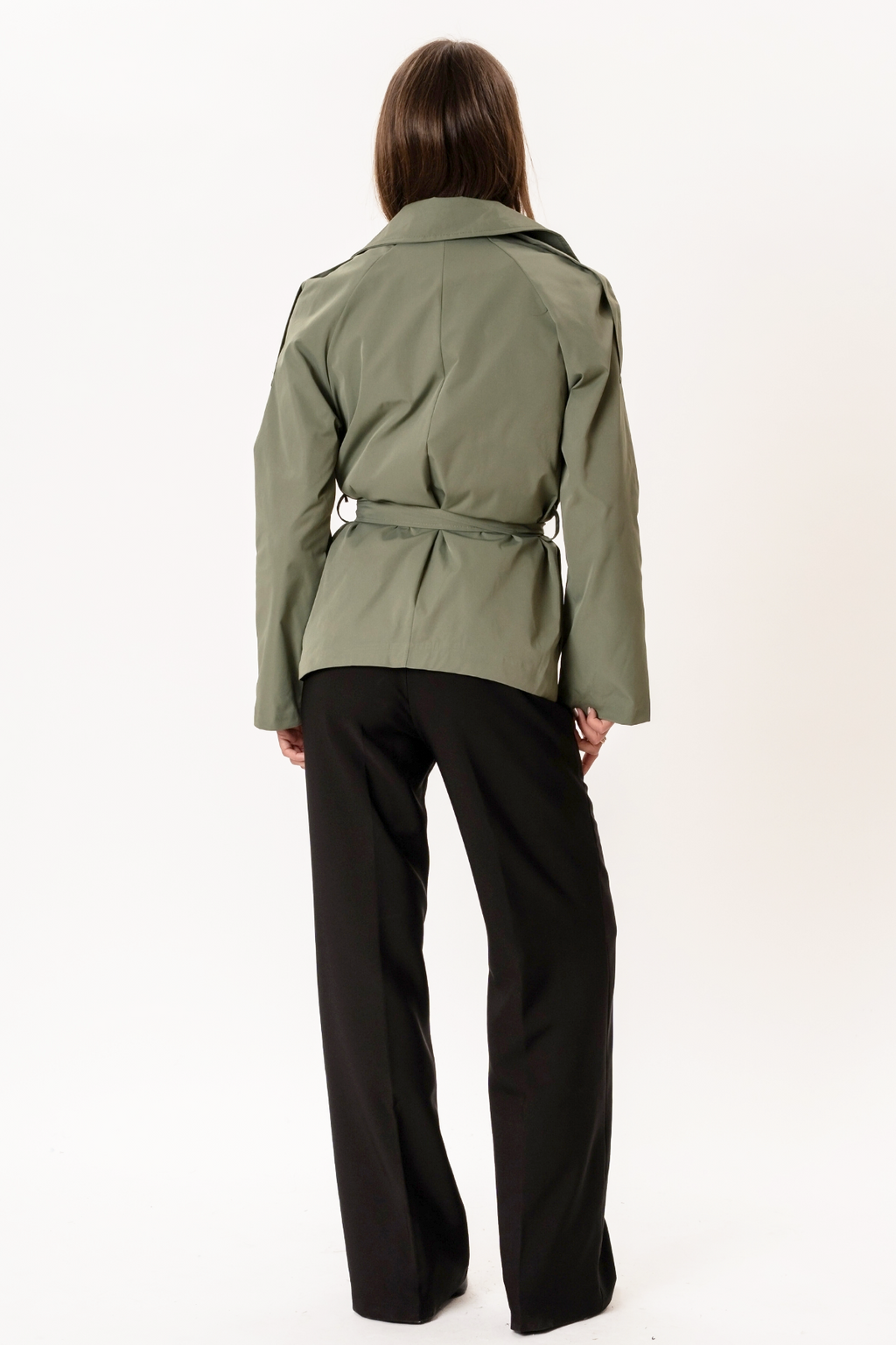 Sia lyhyt trenssitakki - Khaki