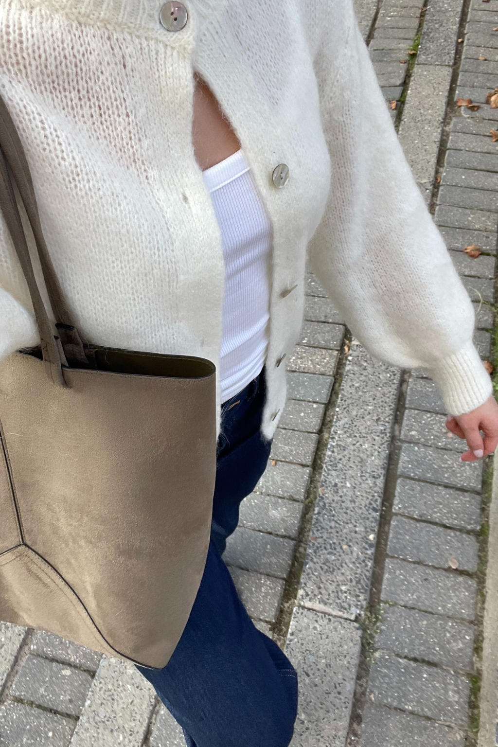Anna neuletakki - beige