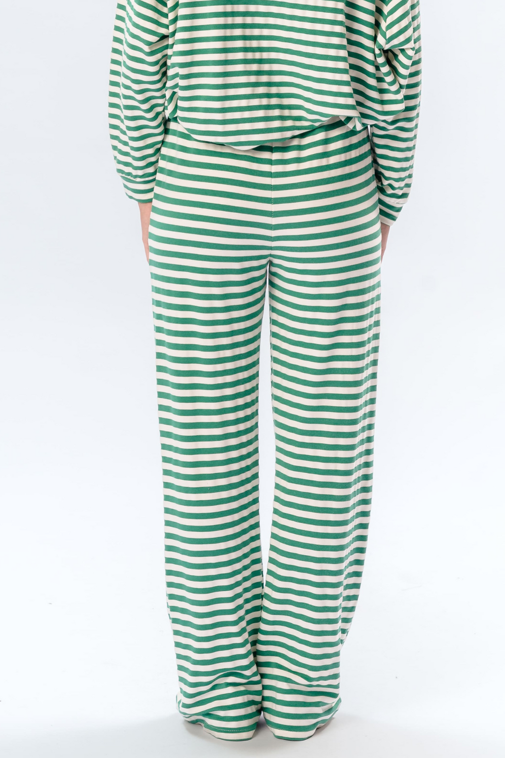 Stripped Pants - Vihreä