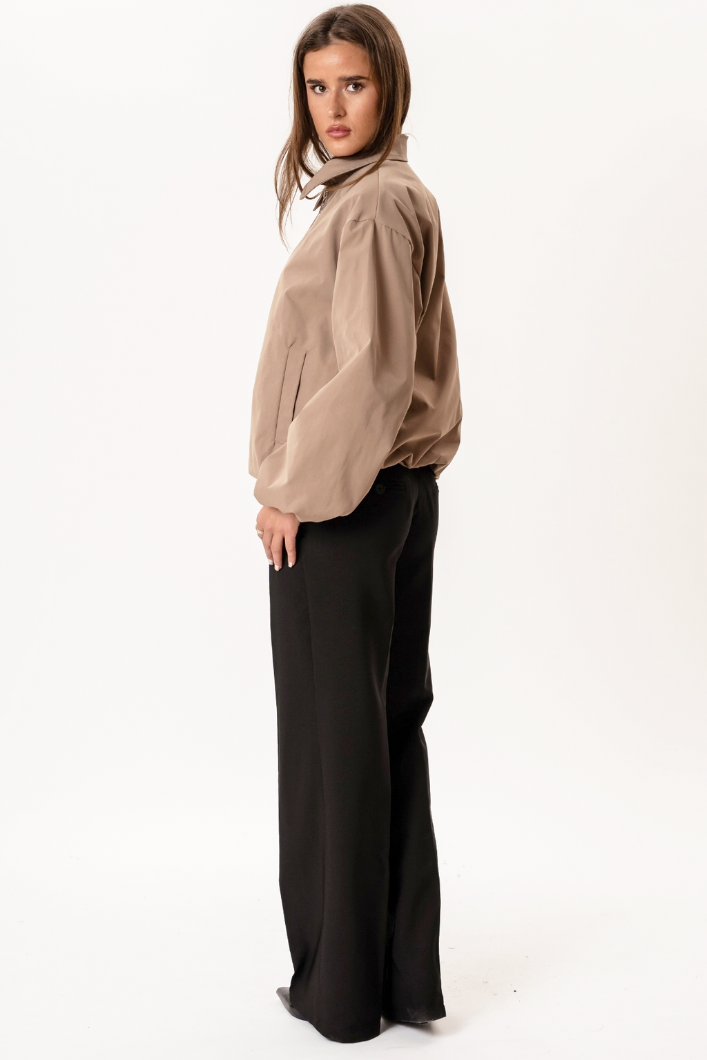 Ines lyhyt takki - Camel